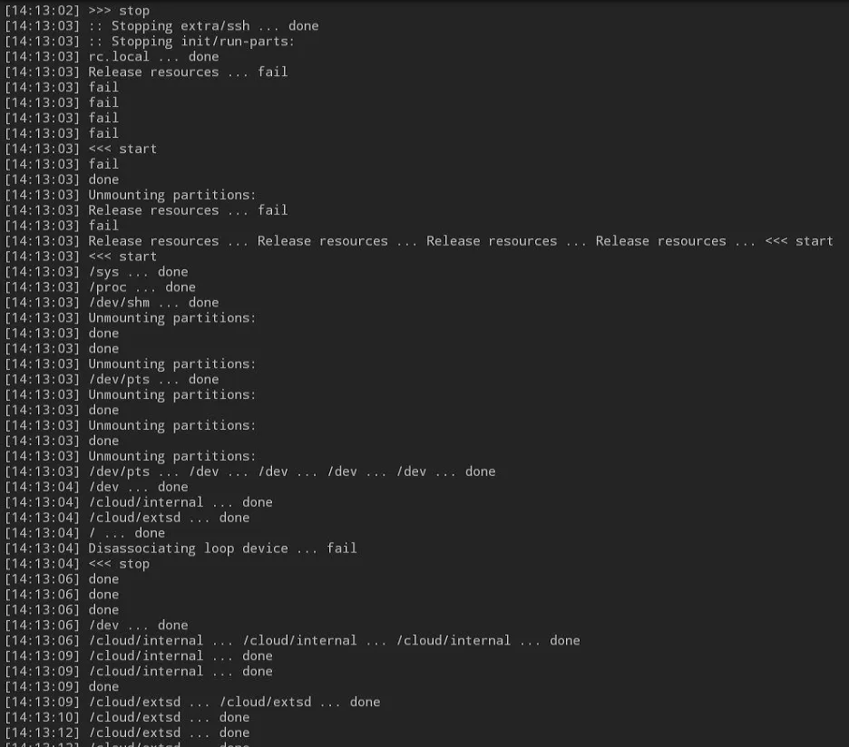 弹了一大串东西